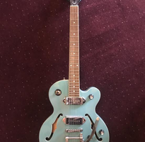 Teal Jazz Epiphone Chrome Pick Ups smooth whammy 